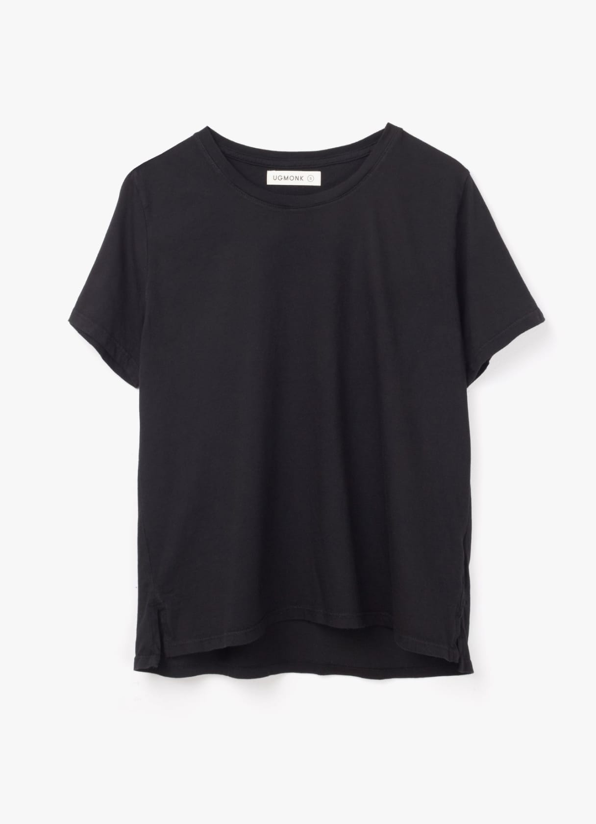 Front of men's Basic Tee in black.